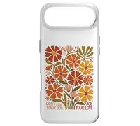 Don't Love Your Job Meme Boho Retro 70s Floral Case for iPhone Air
