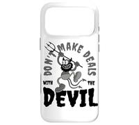 Don't Make Deals with the Devil Cartoon Demon Case for iPhone 17 Pro Max