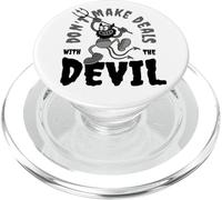 Don't Make Deals with the Devil Cartoon Demon PopSockets PopGrip for MagSafe