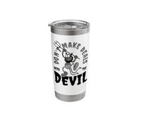 Don't Make Deals with the Devil Cartoon Demon Stainless Steel Insulated Tumbler