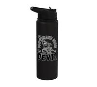 Don't Make Deals with the Devil Cartoon Demon Stainless Steel Insulated Water Bottle
