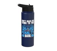 Don't Make Me Come to The Penalty Box Stainless Steel Insulated Water Bottle