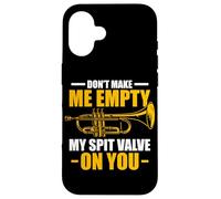 Don't make me empty Trumpeter Trumpet player Case for iPhone 16