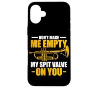 Don't make me empty Trumpeter Trumpet player Case for iPhone 16 Plus