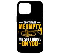 Don't make me empty Trumpeter Trumpet player Case for iPhone 16 Pro Max