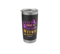 Don't Make Me Flip My Witch Switch Halloween Vintage Stainless Steel Insulated Tumbler
