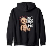 Don't Make Me Get Out My Pins Zip Hoodie