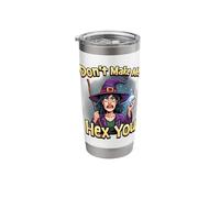 Don't Make Me Hex You Halloween Witch Stainless Steel Insulated Tumbler