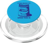 Don't Make Me Open This Can Of Whoopass Blue Design PopSockets PopGrip for MagSafe