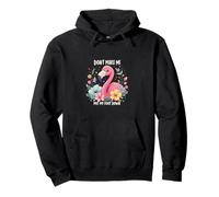 Don't Make Me Put My Foot Down Flamingo Pullover Hoodie
