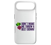 Don't Make Me Throw A Beet Down! Vegan, Animals, Vegetarian Case for iPhone Air