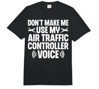 Don't Make Me Use My Air Traffic Controller Voice Funny ATC Comfort Colors Adult Heavyweight T-Shirt
