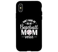Don't make me use my Baseball Mom Voice Case for iPhone X/XS