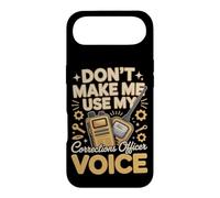 Don't Make Me Use My Corrections Officer Voice Case for iPhone Air