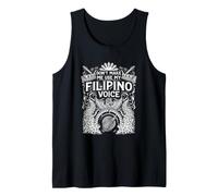 Don't Make Me Use My Filipino Voice Funny Philippines Pride Tank Top