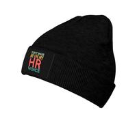 Don't Make Me Use My Hr Voice Black Women Men Beanies Soft Fisherman Beanie Warm Watch Cap for Camping Helmet Liner Winter
