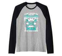 Don't Make Me Use My Maintenance Man Voice Maintenance Man Raglan Baseball Tee