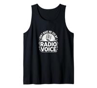 Don't Make Me Use My Radio Voice Retro Tank Top