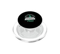 Don't Make Me Use My Regional Manager Voice Funny Management PopSockets PopGrip for MagSafe