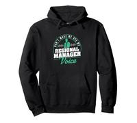 Don't Make Me Use My Regional Manager Voice Funny Management Pullover Hoodie