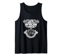 Don't Make Me Use My South African Voice South Africa Pride Tank Top