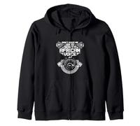Don't Make Me Use My South African Voice South Africa Pride Zip Hoodie