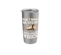 Don't Make Me Use My Spin Instructor Voice Stainless Steel Insulated Tumbler