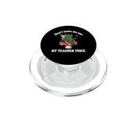 Dont Make Me Use My Teacher Voice Grumpy Frog PopSockets PopGrip for MagSafe
