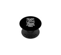 Don't Make Me Use My Train Conductor Voice PopSockets Adhesive PopGrip