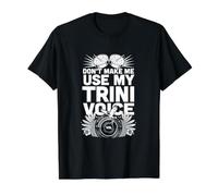 Don't Make Me Use My Trini Voice - Trinidad & Tobago Value Graphic T-Shirt, Men, Black, M