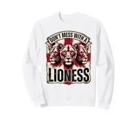 Dont Mess With A Lioness Bold Lion Graphic Sweatshirt