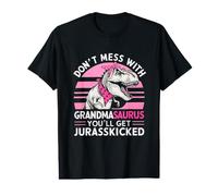 Dont Mess with Grandmasaurus Youll Get Jurasskicked Grandma Value Graphic T-Shirt