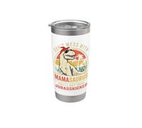 Don't Mess with Mamasaurus You'll Get Jurasskicked Stainless Steel Insulated Tumbler