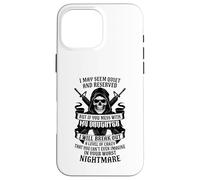 Dont mess with my daughter dad mom funny Case for iPhone 16 Pro Max