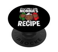 Dont Mess With Nonnas Recipe Meatballs Italian Kitchen PopSockets Adhesive PopGrip