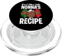 Dont Mess With Nonnas Recipe Meatballs Italian Kitchen PopSockets PopGrip for MagSafe