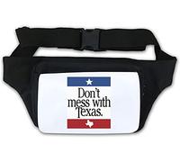 Don't Mess with Texas Lone Star State Waist Bag Fanny Pack White