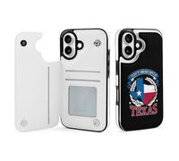 Don't Mess With Texas Mobile Phone Flip Cases Compatible with iPhone 16/16 Plus/16 Pro/16 Pro Max/16 E/16 SE4 Anti-Scratch Covers