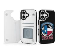 Don't Mess With Texas Mobile Phone Flip Cases Compatible with iPhone 17/17 Air/17 Pro/17 Pro Max Anti-Scratch Covers
