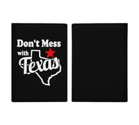 Don't Mess with Texas Travel Passport Wallet Credit Card Holder Cover Case Protector