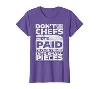 Dont Mess With The Chef For A Cook Funny Cooking Design T-Shirt