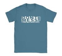 Dont Mess with The Chef Mens T-Shirt Chef Present Gift Cooking for him Indigo Blue
