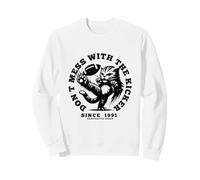 Don't Mess With The Kicker Funny Football Cat Design Sweatshirt