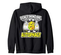 Don't Mind Me, I'm In Autophagy Funny Intermittent Fasting Zip Hoodie