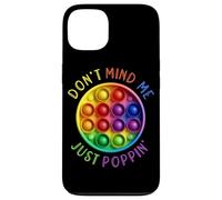 Don't Mind Me Just Poppin' | Bubble Fidget Toy Stress ADHD Case for iPhone 13