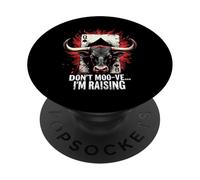Don't Moo-Ve... I'm Raising Poker Casino PopSockets Adhesive PopGrip
