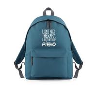 Don't Need Therapy Piano Backpack Rucksack 18L Bag - 42 x 31 x 21cm