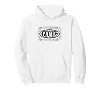 Don't Panic, Futuristic tech. Vintage Distressed Funny quote Pullover Hoodie