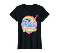 Don't Panic It's Satanic Rainbow Pentagram Pagan Occult Value Graphic T-Shirt