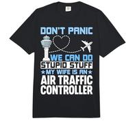 Don't Panic We Can Do Stupid Stuff - Air Traffic Controller Comfort Colors Adult Heavyweight T-Shirt